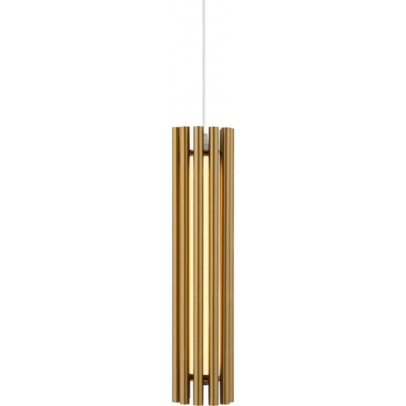 Lampa wisząca modern Sonata LED 8cm mosiężna Maytoni