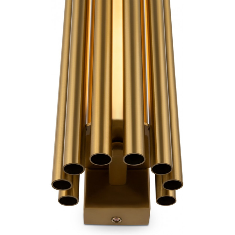 Kinkiet pionowy modern Sonata LED 36cm mosiężny Maytoni