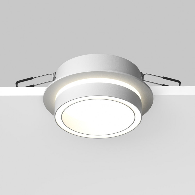 Lampa podtynkowa spot Orlo LED 10,5 cm biała Maytoni