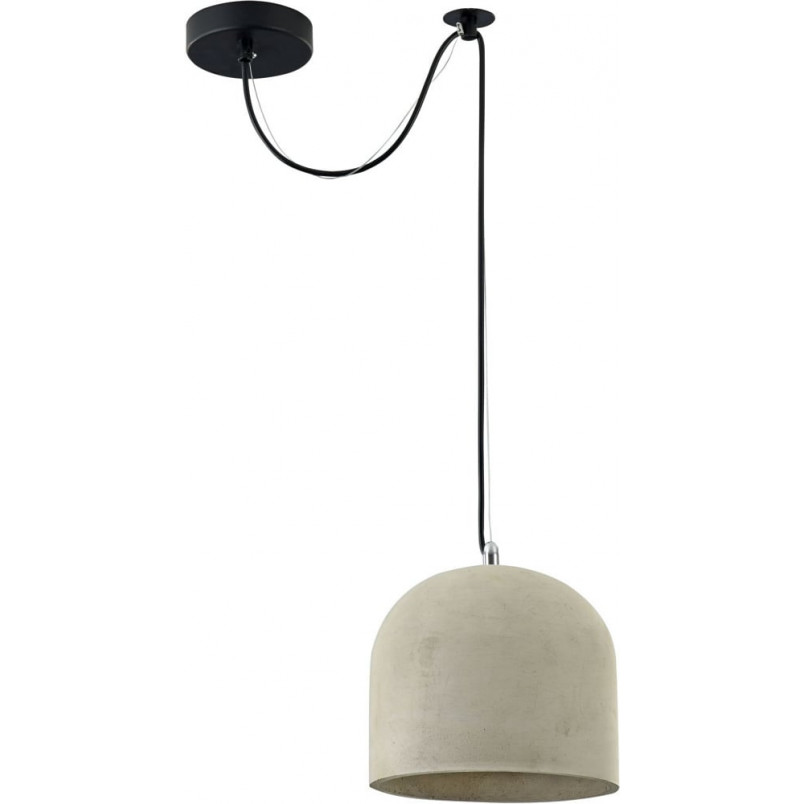 Lampa wisząca betonowa Broni 20cm szara Maytoni