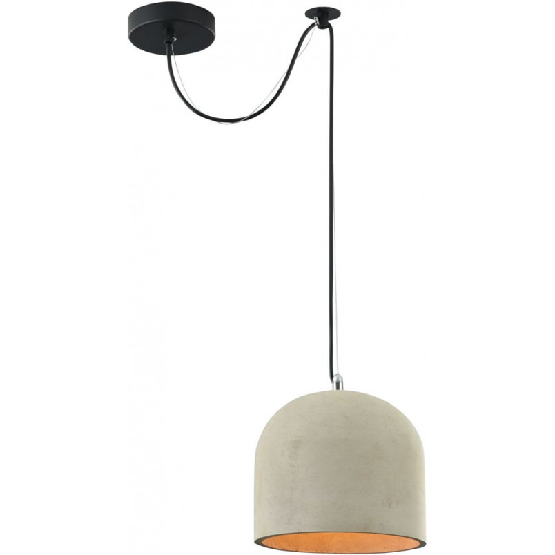 Lampa wisząca betonowa Broni 20cm szara Maytoni
