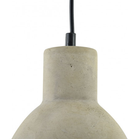 Lampa wisząca betonowa Broni 16cm szara Maytoni