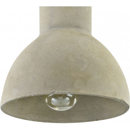Lampa wisząca betonowa Broni 16cm szara Maytoni