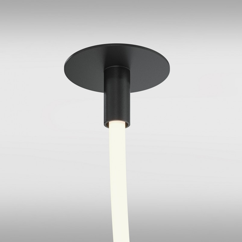 Lampa wisząca nowoczesna Tau LED 3000K 400cm czarna Maytoni