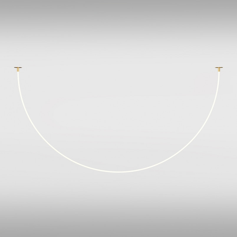 Lampa wisząca nowoczesna Tau LED 3000K 400cm złota Maytoni
