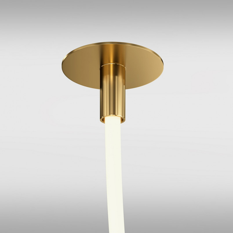 Lampa wisząca nowoczesna Tau LED 3000K 400cm złota Maytoni