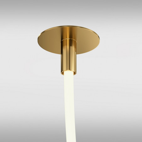 Lampa wisząca nowoczesna Tau LED 3000K 400cm złota Maytoni