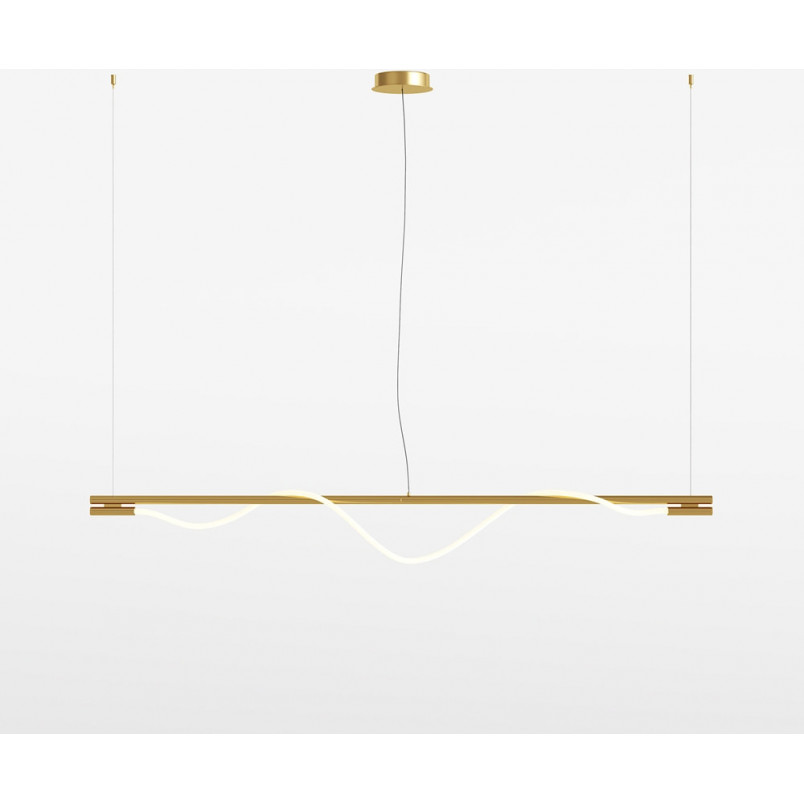 Lampa wisząca nowoczesna Tau LED 3000K 180cm złota Maytoni