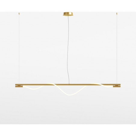 Lampa wisząca nowoczesna Tau LED 3000K 180cm złota Maytoni