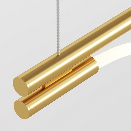 Lampa wisząca nowoczesna Tau LED 3000K 180cm złota Maytoni