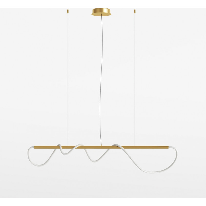 Lampa wisząca nowoczesna Tau LED 3000K 140cm złota Maytoni
