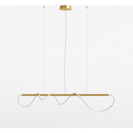 Lampa wisząca nowoczesna Tau LED 3000K 140cm złota Maytoni