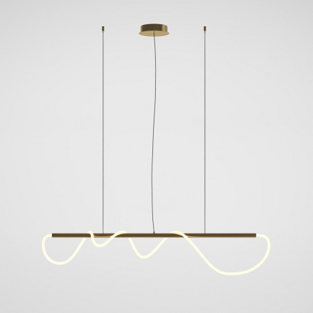 Lampa wisząca nowoczesna Tau LED 3000K 140cm złota Maytoni
