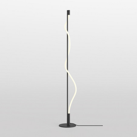 Lampa podłogowa nowoczesna Tau LED 3000K czarna Maytoni
