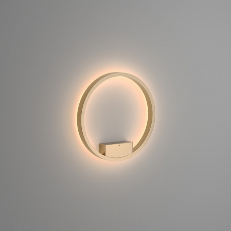 Kinkiet okrągły nowoczesny Rim LED 3000K 40cm mosiężny Maytoni