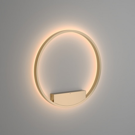 Kinkiet okrągły nowoczesny Rim LED 3000K 60cm mosiężny Maytoni