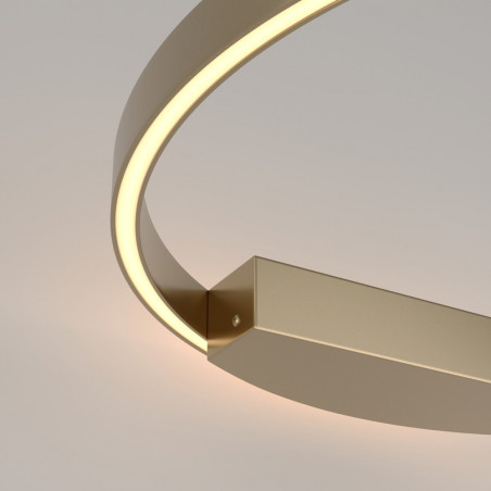 Kinkiet okrągły nowoczesny Rim LED 3000K 60cm mosiężny Maytoni