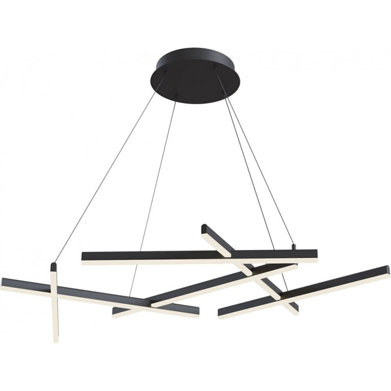 Lampa wisząca nowoczesna Line LED 3000K 101cm czarna Maytoni