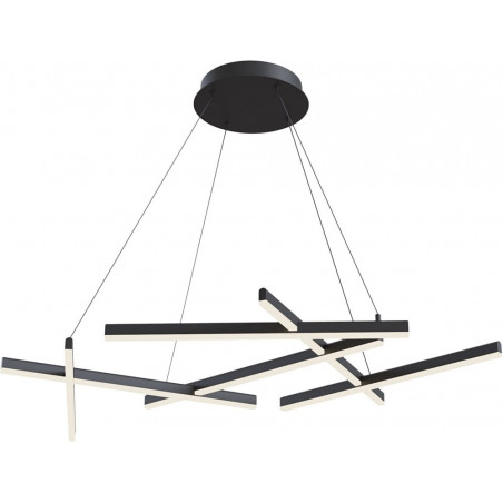 Lampa wisząca nowoczesna Line LED 3000K 101cm czarna Maytoni