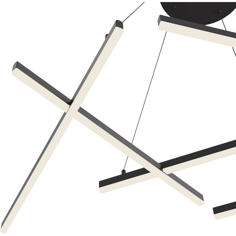 Lampa wisząca nowoczesna Line LED 3000K 101cm czarna Maytoni