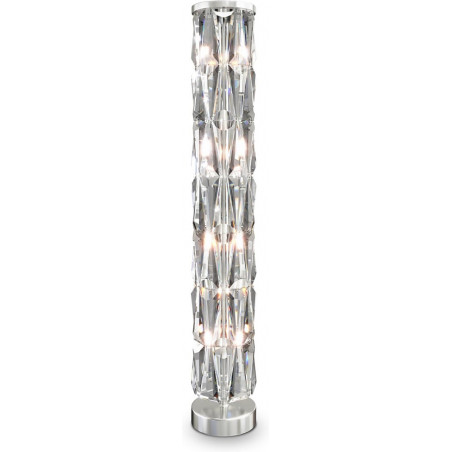 Lampa podłogowa kryształowa Puntes 126,5cm chromowana Maytoni