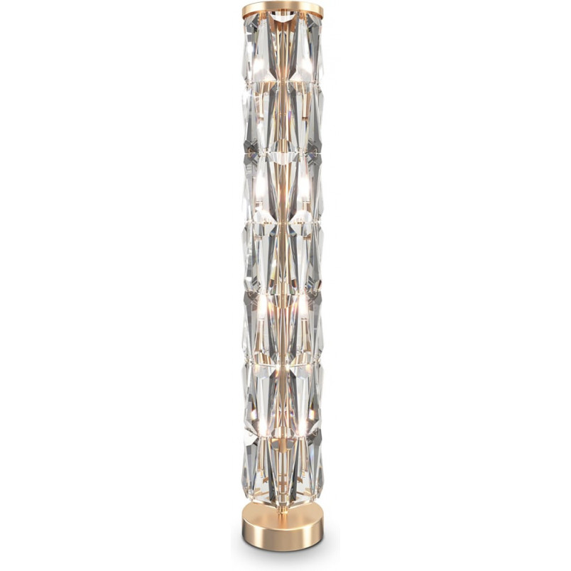 Lampa podłogowa kryształowa Puntes 126,5cm złota Maytoni