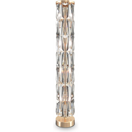 Lampa podłogowa kryształowa Puntes 126,5cm złota Maytoni