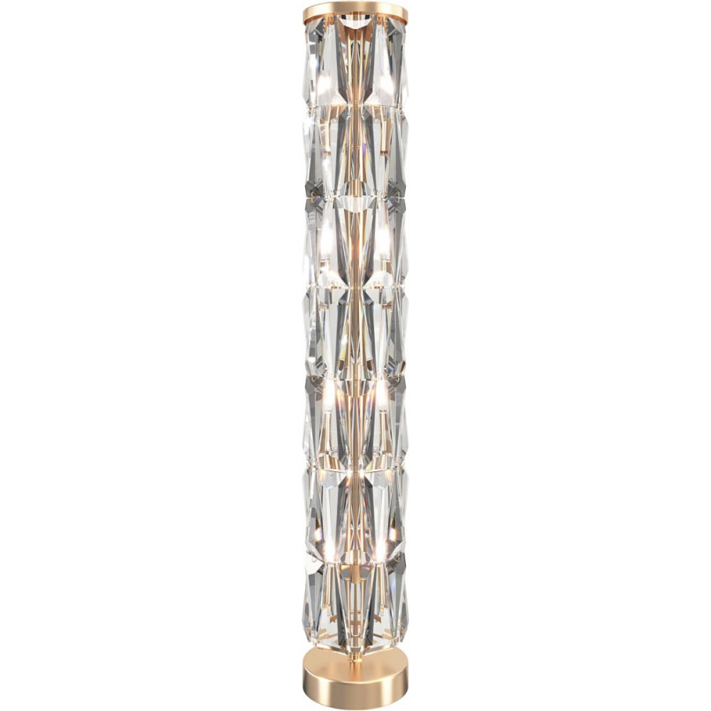 Lampa podłogowa kryształowa Puntes 126,5cm złota Maytoni