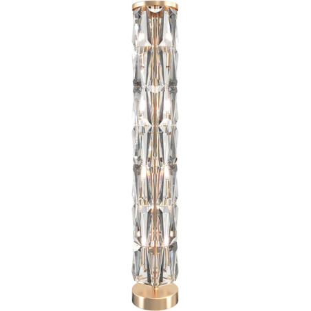 Lampa podłogowa kryształowa Puntes 126,5cm złota Maytoni