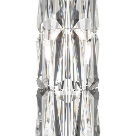 Lampa na komodę kryształowa Puntes 58cm chromowana Maytoni