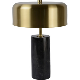 Lampa stołowa glamour Mirasol Czarny Marmur/Mosiądz marki Lucide