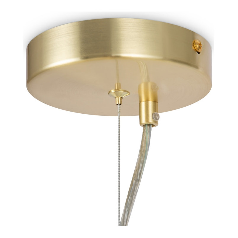 Lampa wisząca szklane kule Dallas XXIV biały / złoty Maytoni