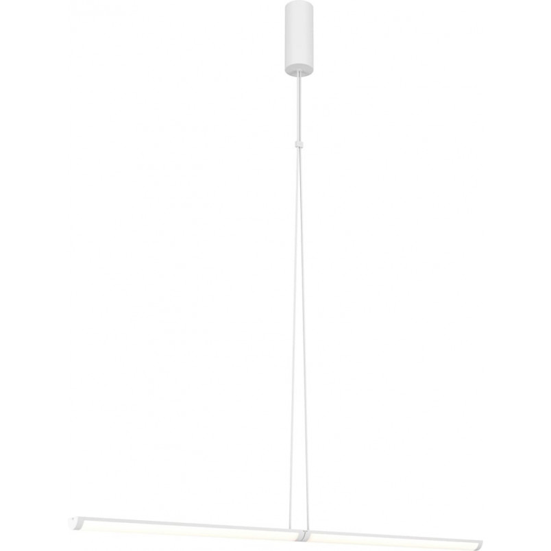 Lampa wisząca nad biurko Supersymmetry LED 4000K 88,6cm biała Maytoni