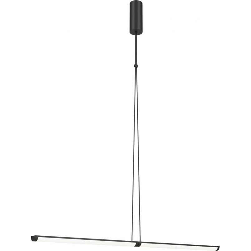 Lampa wisząca ściemniana Supersymmetry LED 4000K 88,6cm czarna Maytoni