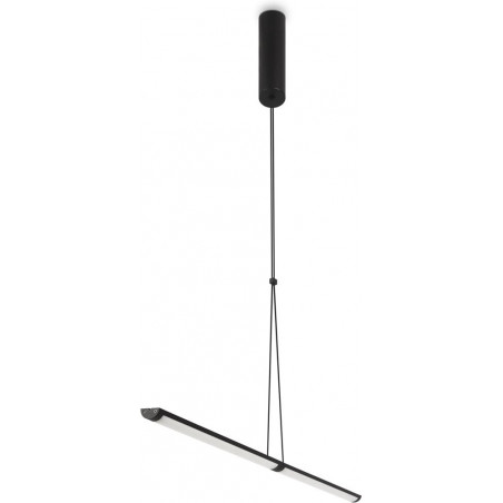 Lampa wisząca nad biurko Supersymmetry LED 4000K 88,6cm czarna Maytoni