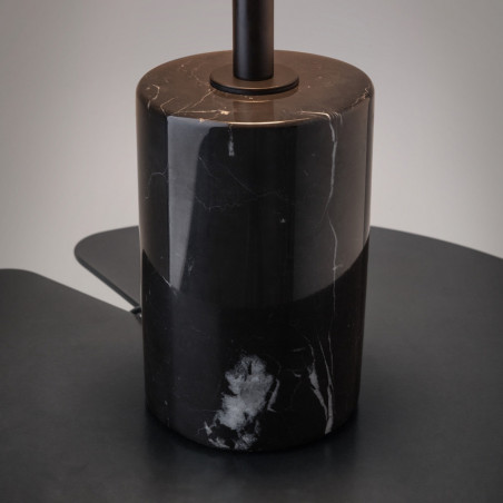 Lampa stołowa szklana modern Mystic przeźroczysty / czarny Maytoni