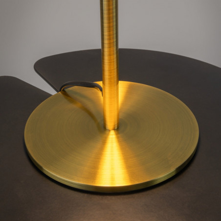 Lampa stołowa szklana modern Mystic przeźroczysty / mosiądz Maytoni