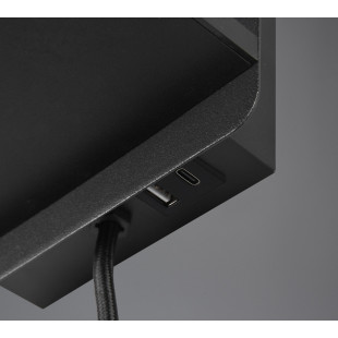 Kinkiet z włącznikiem, usb i ładowaniem indukcyjnym Comfort czarny Trio