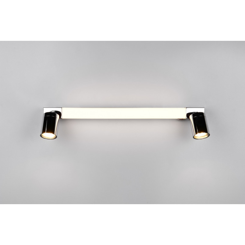 Kinkiet łazienkowy z reflektorkami Enrico LED 60cm chrom Trio