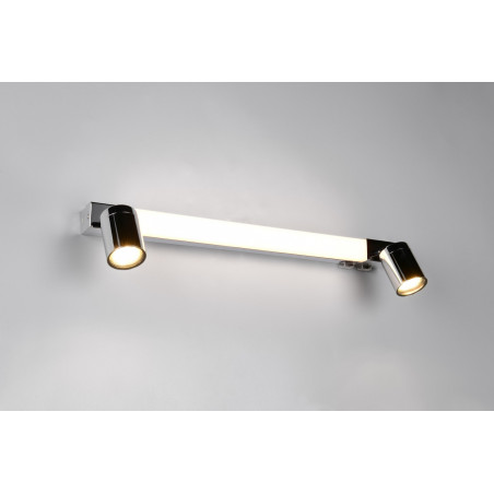Kinkiet łazienkowy z reflektorkami Enrico LED 60cm chrom Trio