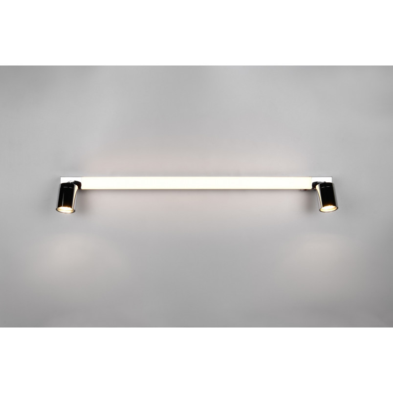 Kinkiet łazienkowy z reflektorkami Enrico LED 90cm chrom Trio