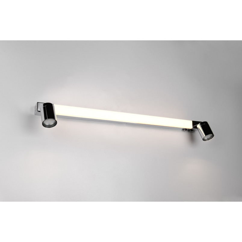 Kinkiet łazienkowy z reflektorkami Enrico LED 90cm chrom Trio