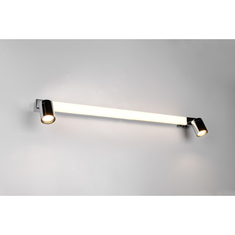 Kinkiet łazienkowy z reflektorkami Enrico LED 90cm chrom Trio