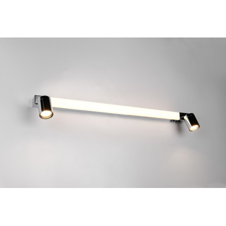 Kinkiet łazienkowy z reflektorkami Enrico LED 90cm chrom Trio