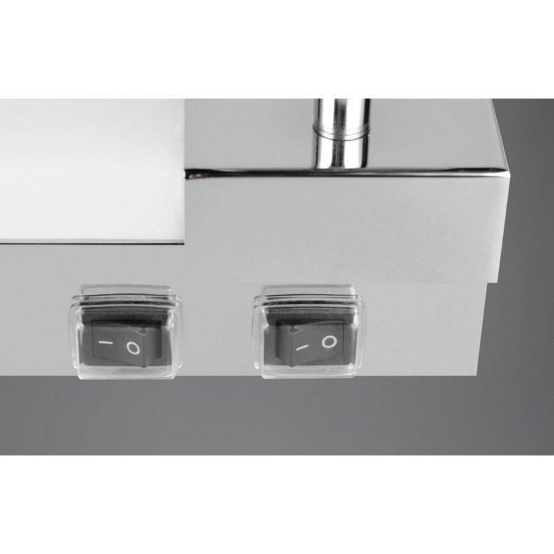 Kinkiet łazienkowy z reflektorkami Enrico LED 90cm chrom Trio