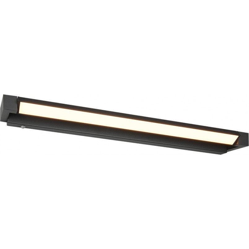 Kinkiet do łazienki ze ściemniaczem Fabrizio LED 80cm czarny Trio