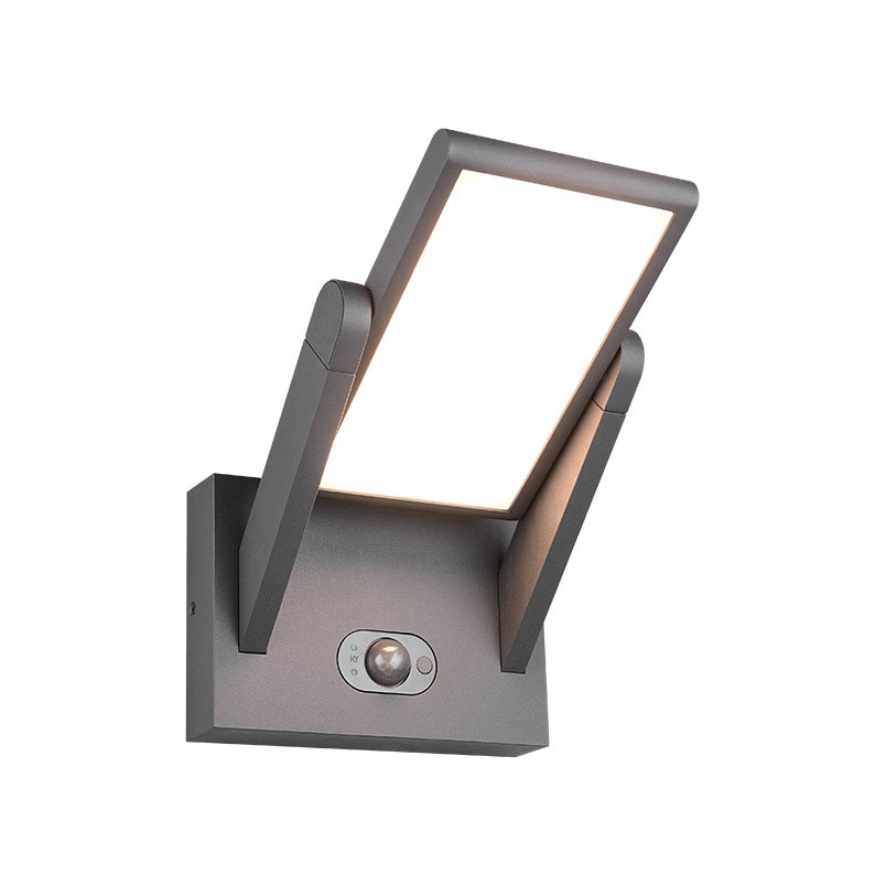 Kinkiet ogrodowy solarny z czujnikiem ruchu i zmierzchu Malawi LED 61cm antracytowy Trio