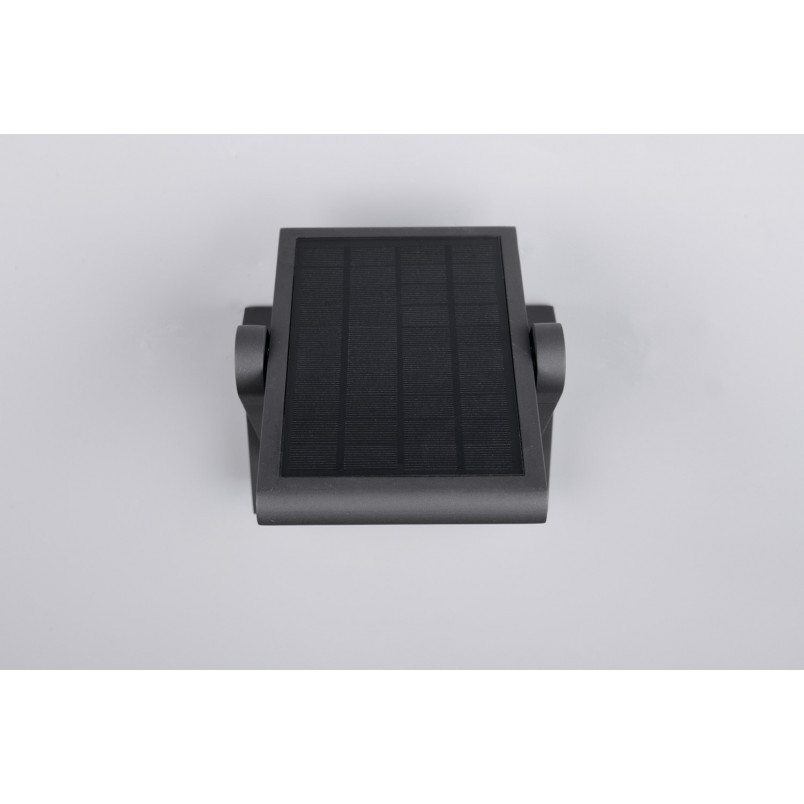 Kinkiet ogrodowy solarny z czujnikiem ruchu i zmierzchu Malawi LED 61cm antracytowy Trio