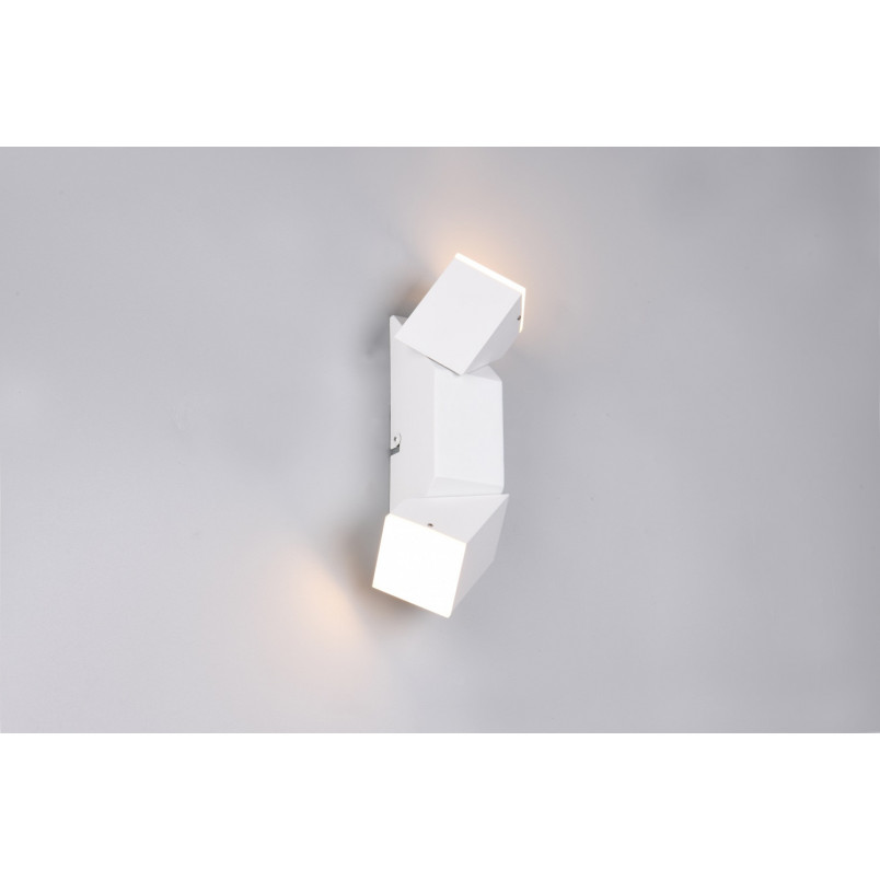 Kinkiet nowoczesny regulowany Raglan LED biały mat Trio