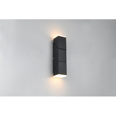 Kinkiet nowoczesny regulowany Raglan LED czarny mat Trio